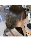 前髪ストレート