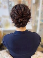 アトリエビューティーアミュ(atelier beauty AmU) 結婚式 二次会 お呼ばれ アップスタイル