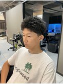 スパイキーショート　ザクザクショート　海老名メンズカット