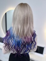 ラピス 福岡天神店(Lapis) ホワイトベージュ×デザインカラー