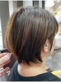 大人丸みショートレイヤー!