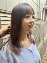 トイロ(toiro)&nbsp;【木更津 toiro 高司 真】ミディアムヘア 左ミディアムヘア