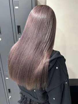 ベレーザ 渋谷(BELEZA) 10650秋色オリーブグレージュ髪質改善透明感カラーワンホンヘア