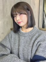 ロイオブジゼル(roi of GiseL)&nbsp;ラベンダーミルクティー　透明感カラー　艶髪　イヤリングカラー