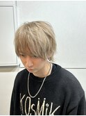 【メンズホワイトミルクティー/メンズカラー】SAKI