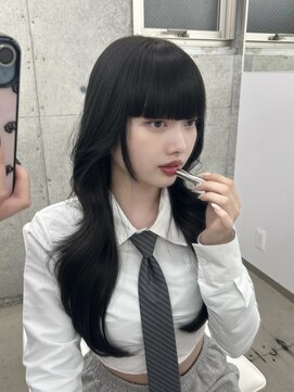 エヌアイ オモテサンドウ(ni omotesando) 地毛風カラー♪ 韓国レイヤーカット ダークオリーブグレージュ