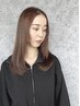 【艶ストレート】デザインカット＋パーソナルストレート＋スタンダードTR