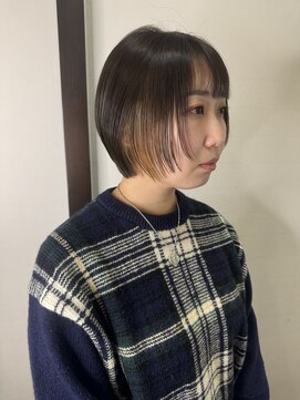 リルウ 阿倍野キューズモール(LILOU) 小顔効果ボブ