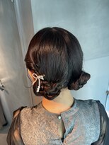 シャルムバイケンジ(Charm.by KENJE)&nbsp;【ツインお団子】結婚式/浴衣/着付/銀座/ヘアセット/アレンジ