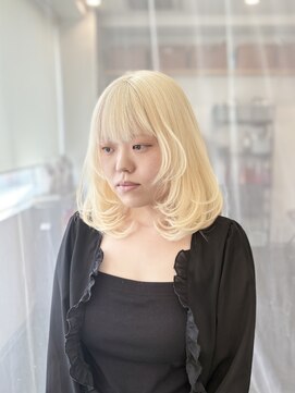 カラ ヘアーサロン(Kala Hair Salon) ハイライトバレイヤージュダブルカラーケアブリーチ20代30代