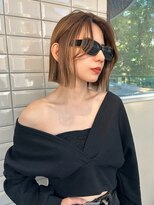 リリー(Lilley)&nbsp;【稲永麻衣】韓国ボブ+ボブ+顔まわり+ハイライト+韓国ヘア