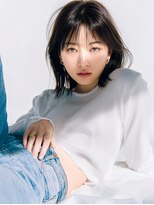 ラベストクズハ(LOVEST KUZUHA)&nbsp;外はねボブ/レイヤーボブ/眉上バング/フェイスレイヤー/大人ボブ