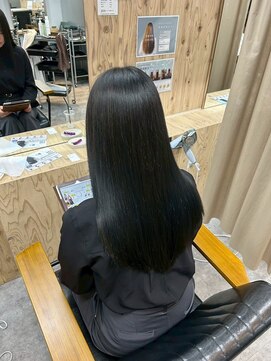 ヌープヘアーアイス(NUUP.hair ici) 【透明感】ナチュラルストレートの大人上品艶ロング◎