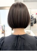 ハイライトバレイヤージュダブルカラーショートカット30代40代