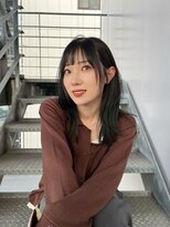 シーン(SCENE)&nbsp;[天神今泉/黒髪カタログ/クラゲヘアー/オリーブグレー]