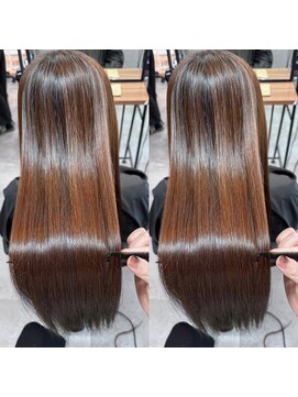 アンジェリカ 鹿児島中央タワー店(ANGELICA) 【武石】縮毛矯正×ミルボントリートメント