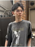スパイキーショート/フェザーパーマ/マレットヘア