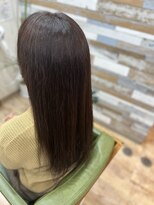 ハウオリ ヘアーワークス(Hauoli hair works)&nbsp;ヴァリジョアカラー×チョコレートブラウン