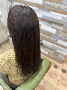 ヴァリジョアカラー×チョコレートブラウン