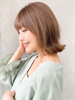 アグノス 青山(Agnos)&nbsp;デジタルパーマ愛されうるツヤ似合わせカットダークアッシュ