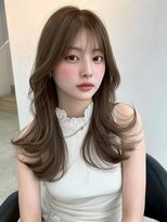レビジュヘアー 桂店(LEVIJU HAIR)&nbsp;大人可愛い20代30代40代小顔ウルフレイヤーボブミディアムヘア