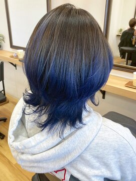 モーラ 鳳店(MOLLA) ダークグラデーションボブ【鳳】