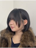 @cho_no.asato_sand オリーブグレー/ボブ/レイヤーボブ