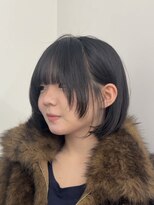 サンド 大阪梅田(sand)&nbsp;@cho_no.asato_sand オリーブグレー/ボブ/レイヤーボブ