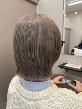 ルシードスタイルサワ(LUCIDO STYLE sawa) ぷつっとボブ◎アイロンスタイリング 20代30代モード感