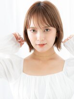 ドクターズ サロン ラブ(Dr's Salon LAB) シースルーバング切りっぱなしミニボブk古河20代30代40代