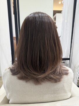 ロアール 大垣店(LOAOL) ミディアムレイヤーに、自然なグラデーションカラー