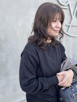アン アイズ(ann EYES)&nbsp;レイヤーカット　× グレージュカラー