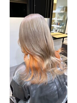 ラックスビー エメ 豊橋店(LUXBE aimer) whitebeige×orange◆Akito◆