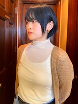 フランジェッタヘアー(Frangetta hair)&nbsp;ブルーブラック♪担当川合