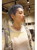 ビビト(bibito)&nbsp;bibito ライトブルー　小顔ベリーショート　大人のボウズ