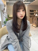 ロンドソル 四日市(Lond Sol)&nbsp;【廣田】韓国レイヤー ミントベージュ 小顔 ハッシュカット