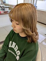 プログレス つくば店(PROGRESS by ヂェムクローバーヘアー)&nbsp;ミルクティーベージュ♪透明感ハイトーンカラー