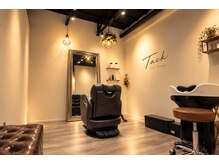 タックヘアーデザイン(Tack hair design)の雰囲気（半個室のプライベートな空間でお過ごし頂けます＊.°）