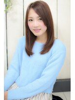 ケーツーナゴヤ(K two NAGOYA) 《K-two栄・矢場町》小顔カット♪大人セミロング ビフォー