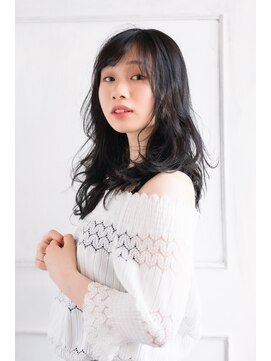 モカ ヘアーデザイン(moca HAIR DESIGN) 【moca HAIR DESIGN】揺らぐセミロング