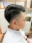 フェードスタイルポマード仕上げ