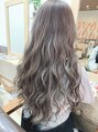 ジェムヘアスタジオ 湘南平塚南口店(Gem Hair Studio) ハイライト等を取り入れたカラー、透明感が柔らかさをだします。