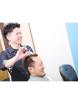 こだわりやクセを活かして男らしさUP！どの角度から見てもキマるスタイルが魅力！【板橋/赤羽/池袋/大山】