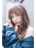 オースティン 門前仲町(AUSTIN)&nbsp;前髪かき上げイメチェンイヤリングカラーラベンダーカラーくびれ