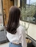 カット+質感ストレート+エステシモトリートメント ￥22000