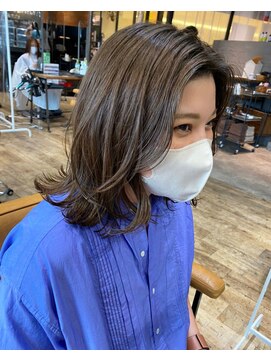 マッシュ チャヤマチ(MASHU chayamachi) アッシュグレージュカラー