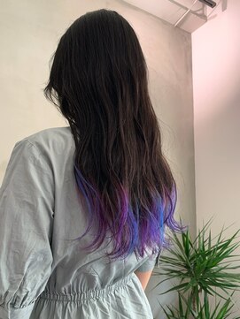 リシェスバイエンヴィー 西宮北口(Riches by ENVY) 裾カラー ユニコーンカラー オーロラカラー