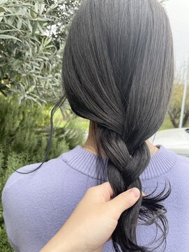 ジリー(gilly) 【gilly】THROW×ネイビーグレー