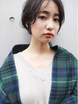 モリオ フロム ロンドン サッポロファクトリー店(morio FROM LONDON) 【morio札幌】札幌ショート 大人かわいい黒髪ショートボブ