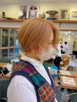 ロンド パルティール 大宮(Lond partir) 石田勇士郎ショコラベージュボブルフベビーバング魅力倍増カール